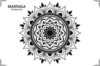 Mandala Design Vector Graphic decor