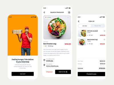 Food Delivery App 2022 app design app ui delivery delivery app figma food interface design latest restur trending ui ui design