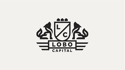 LOBO CAPITAL badge badge design branding capital design graphicdesign housing icon lobo logo logobrand real estate shield
