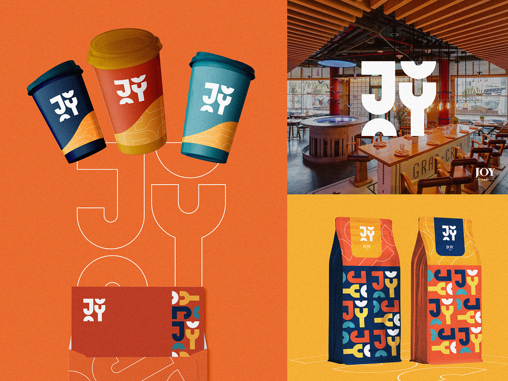 joy cafe logo by Riaaz for Zeyox Studio on Dribbble