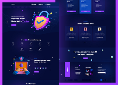 Landing home page 3d animation branding graphic design logo motion graphics ui