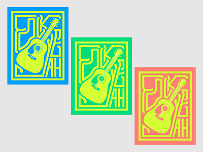 Folk Yeah creative custom type design drawing folk folk yeah guitar illustration music musician procreate strings vector