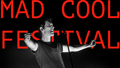 MAD COOL Festival - Tour Rebranding bold font branding clean design minimalist typography