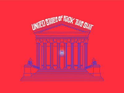 United States of F**k this S**t abortion abortion rights america creative custom type design drawing healthcare her body her choice human rights illustration pro choice procreate reproductive healthcare reproductive rights scotus their body their choice typography womens rights your body your choice