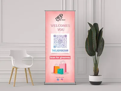 Rollup Banner Design banner illustration rollup tabletop