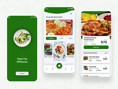 Food Delivery Mobile App app app design branding deliveryapp design food foodapp foodui mobile design mobileui ui