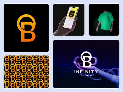 Infinity Bloom Logo Design 3d abstract logo bitcoin blockchain bloom brand identity branding business logo creative logo design graphic design infinity logo logo design logo designer logo inspirations modern logo nft technology trending logo