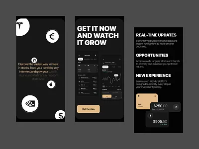 Finora resposnive adaptive layout app app design design figma design fintech invest investment ios mobile mobile design responsive responsive design scalable graphics ui ux ux design web responsive