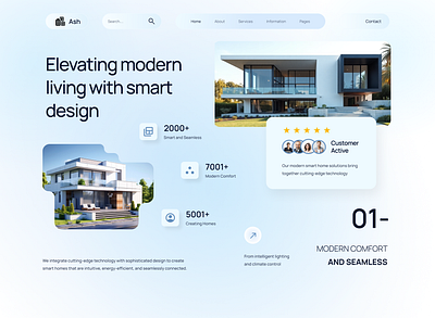 Intelligent homes for a smarter lifestyle 🏠 ui