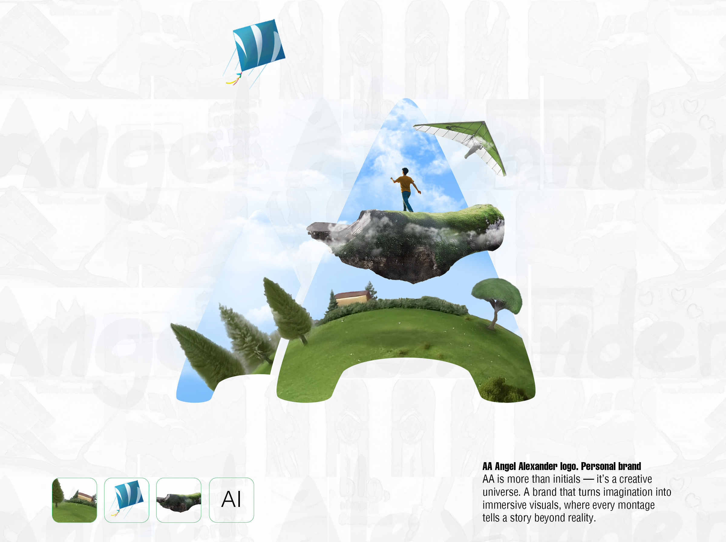 Example of Graphic Design, Montages, Photo Editing.