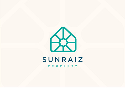 Sunraiz Property brand identity branding graphic design home logo design luxury minimal minimalist modern mortgage property real estate