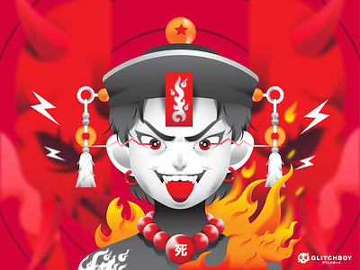 The Lagend of Jiāngshī 3d character character design design illustration vector