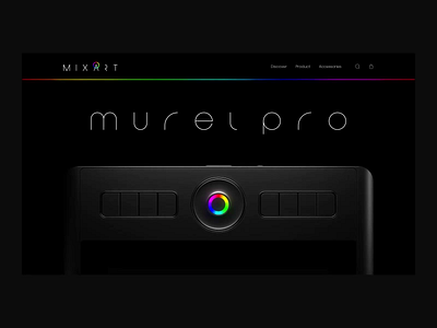 MixArt murel website design 3d animation marel motion graphics product ui ux