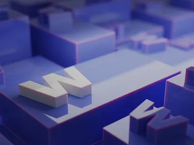 wasteof.blender 3d abstract blender blue branding design financial graphic design illustration logo money purple social social media social network typography wasteof wasteofmoney