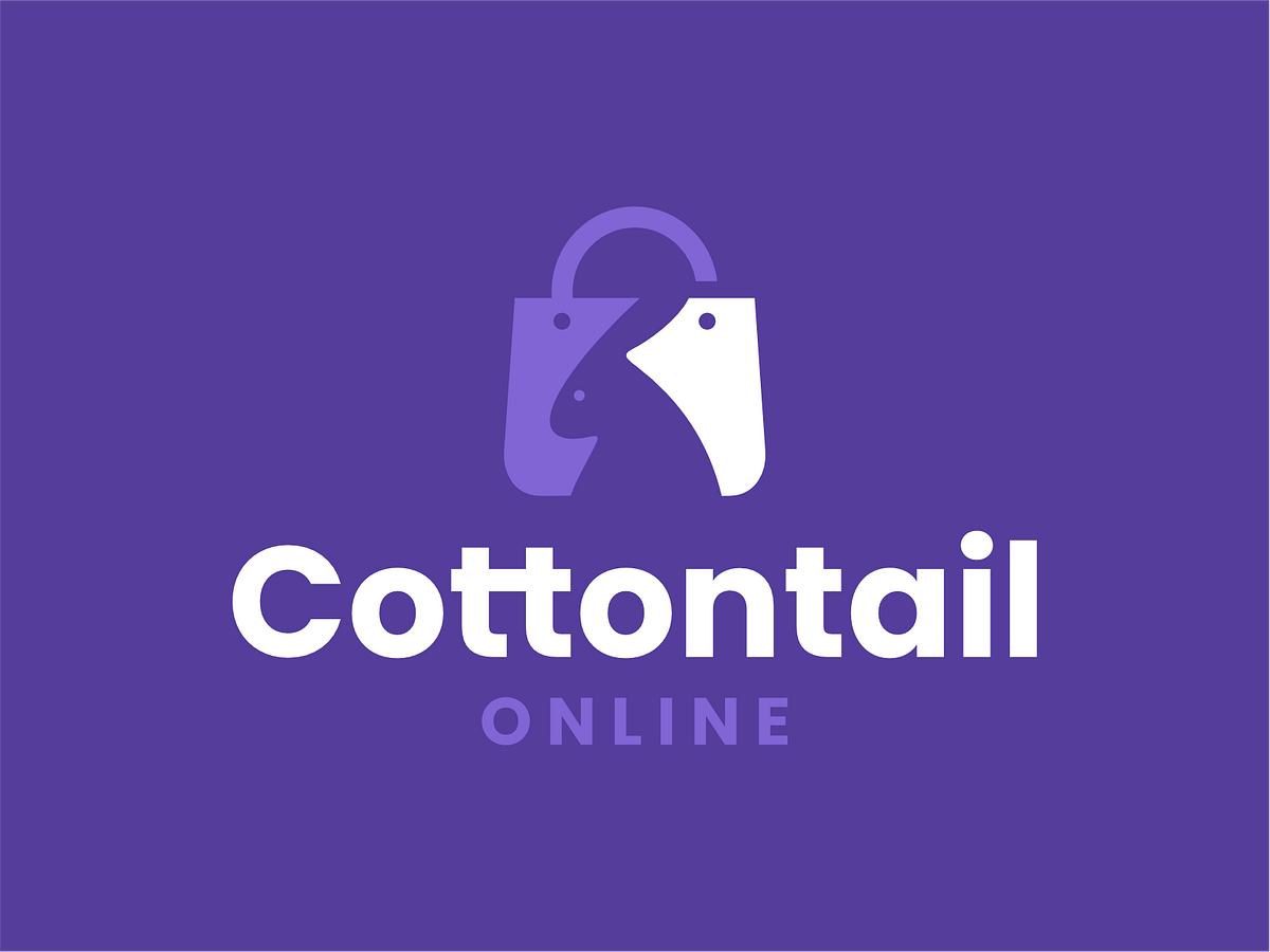 Cottontail Logo by Miglena on Dribbble