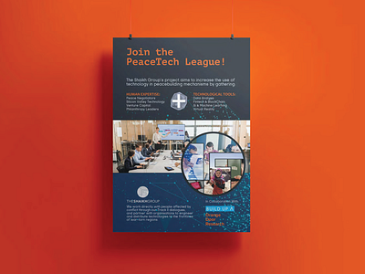 Poster Design "Join the PeaceTech League!"