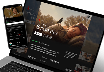 UX Design for Netflix - Bringing back User Reviews! addfeature design netflix