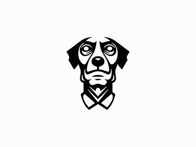 The Dogman Logo branding character creature design dog face fantasy head horror identity illustration logo man mark mascot myth portrait symbol tattoo vector