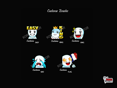 Custome Twitch Emotes design emoji emote emotes twitch twitchemote twitchemotes