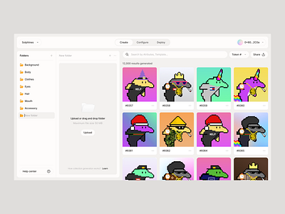 Unify ː NFT generator app app app design blockchain deployer nft nft collections nft creators no code smart contract solana ui ux web 3.0 web3