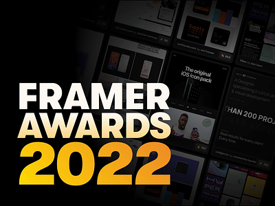 Framer Awards 2022 awards design framer inspiration personal portfolio web design website