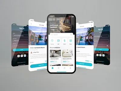 Creative Mobile App Design app branding figma mobiledesign ui ux