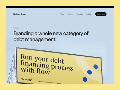 Termgrid - Case Study 2 branding case study design system digital marketing product saas ui ux web design website