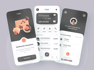 Wallet App app design bank banking defi e wallet finance financial app fintech fintech app mobile app mobile banking money transfer app payment app product design transactions ui uiux ux wallet wallet app