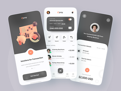 Wallet App app design bank banking defi e wallet finance financial app fintech fintech app mobile app mobile banking money transfer app payment app product design transactions ui uiux ux wallet wallet app