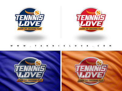 Tennis Love - Creative Logo design for Tennis Coaching Center advance advertising branding coaching colors creative design graphic design illustration logo modern pramotion sports stylish tennis trendy typography ui ux