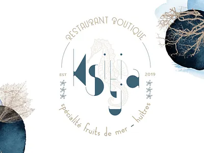 KSITIJA branding design graphic design logo typography