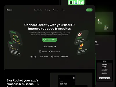 Customer feedback website customer feedback homepage product design rating review saas saas design startup ui web web design