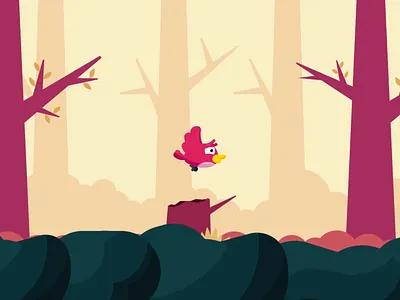 Flappy Bird Animation animated gif animation animation 2d animation after effects character animation design illustration motion design motiongraphics