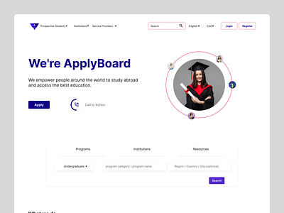 Website Design : Landing page 2022 anik apply clean creative design illustration landing page landing page design logo modern shop store student trend ui web design website