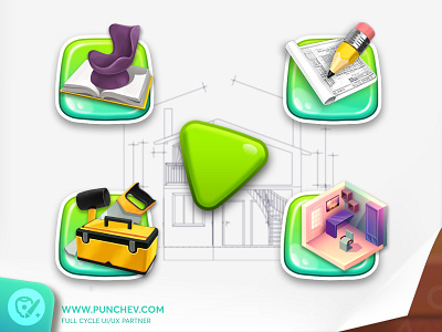 Room Flip Iconography gameicons gameinterface gameui icondesign iconography icons userexperience