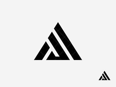 JA Logo a aj aj logo aj monogram aj tri angle logo branding design icon identity j ja ja logo ja monogram ja tri angle logo logo logo design logotype monogram typography vector