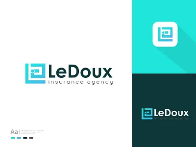 Clean and Modern Style Insurance Company Logo branding design illustration logo logo design logodesign logos vector