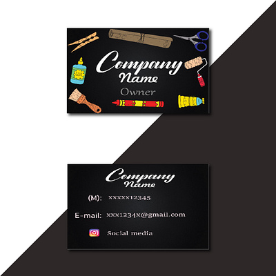 Business Card branding business card design business stationary card design