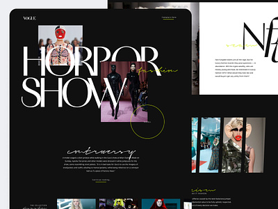 Horror Show - Mocktober 22' mocktober mocktober22 ui use interface web web design website