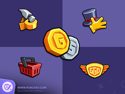 Goose Goose Duck Iconography gameart gameicons gameinterface gameui gameuserexperience icondesign icons