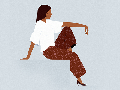 Just nothing... flatcolors illustration minimalistic vector