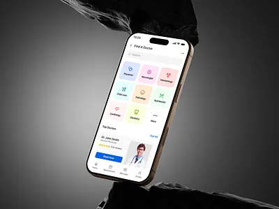Doctor Appointment App app appointment booking design doctor graphic design health illustration typography ui ux