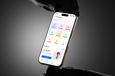 Doctor Appointment App app appointment booking design doctor graphic design health illustration typography ui ux