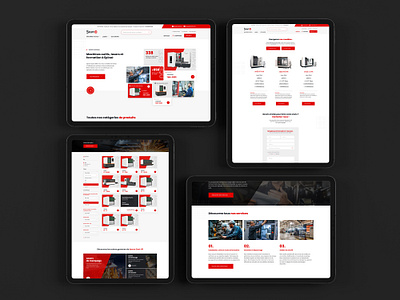 Comparateur produits et website Start 40 card product comparateur industrial website ui userflow ux