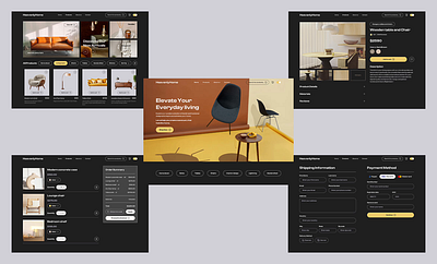 Furniture E-commerce Website Design ui