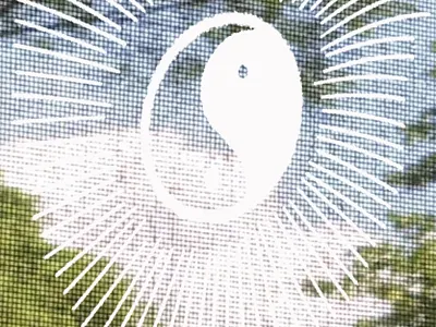 Yin Yang peace clothing design graphic design illustration logo procreate