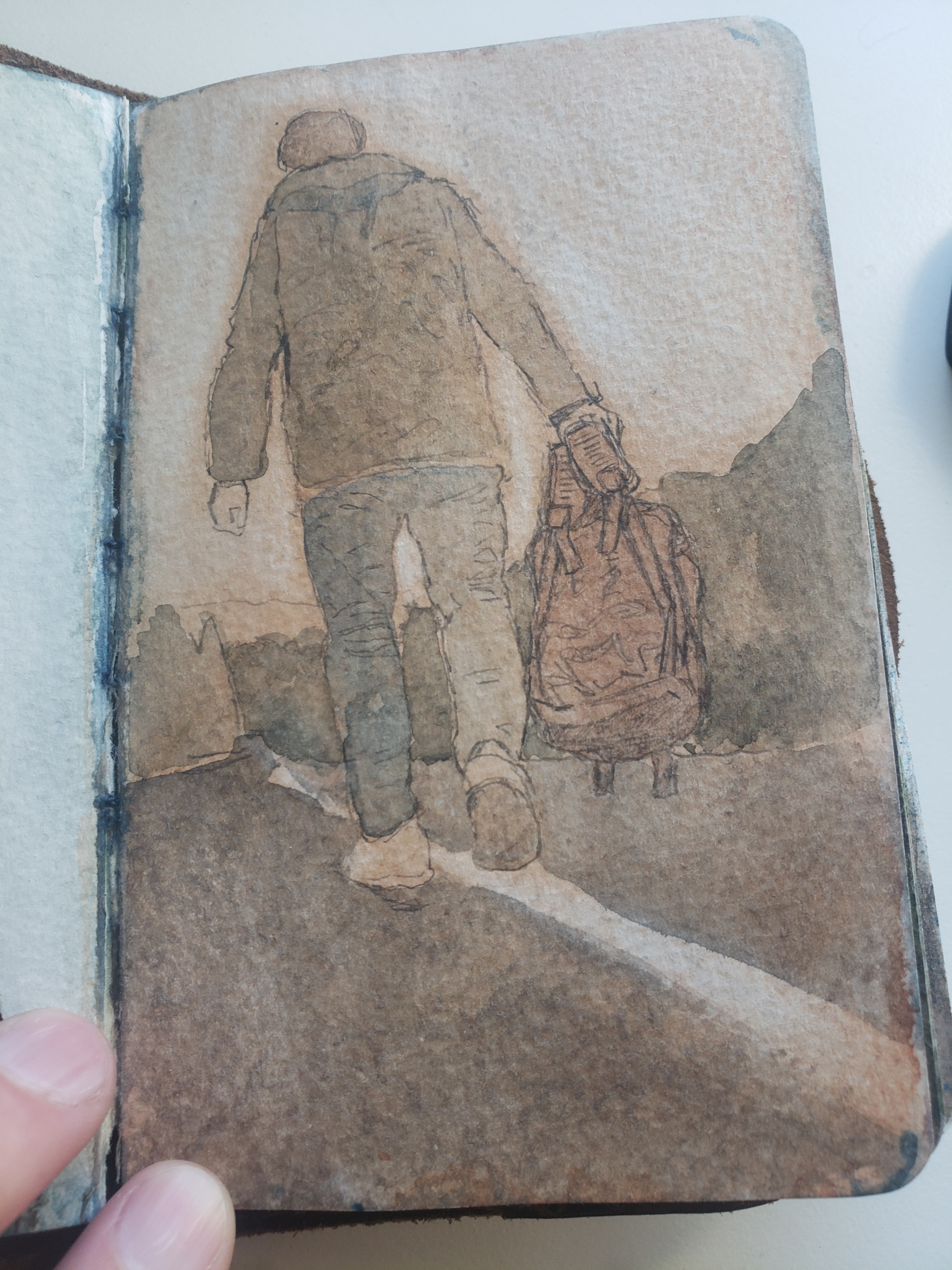 Leaving town illustration sketches