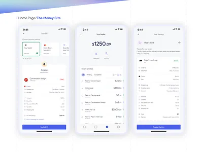 Receipt and Bills Management App admin app bill case study clean design dollar laws of ux management minimal mobile money product design receipt simple design ui ux ux principles wallet