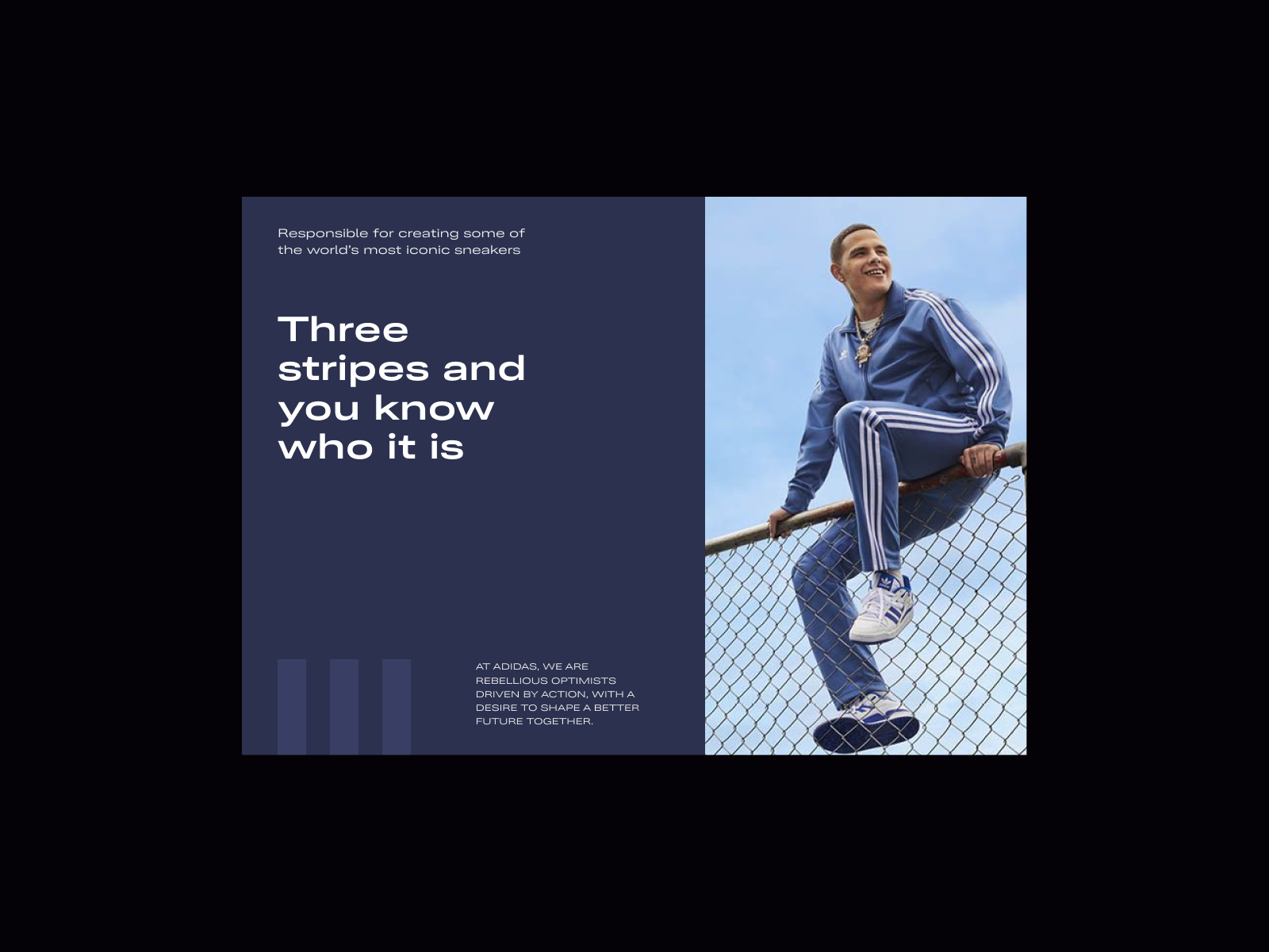 Adidas Web Exploration adidas art direction branding clean clothes design fashion footwear grid landing layout minimal modern sportwear store typography ui ux web design website