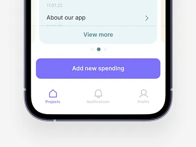 PreSeed menu bar bottom icons menu mobile mobile app tab tabbar ui ux